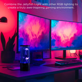 Jellyfish Night Light Lamp Motion & Multicolor Leds - Easy Mode Switching, USB Powered - 9"