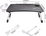 HBN Laptop Desk, Laptop Bed Stand Foldable, Laptop Table Folding Breakfast Tray